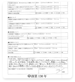 お客様の声　二日の家族葬の方