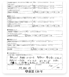 お客様の声 一日の家族葬の方