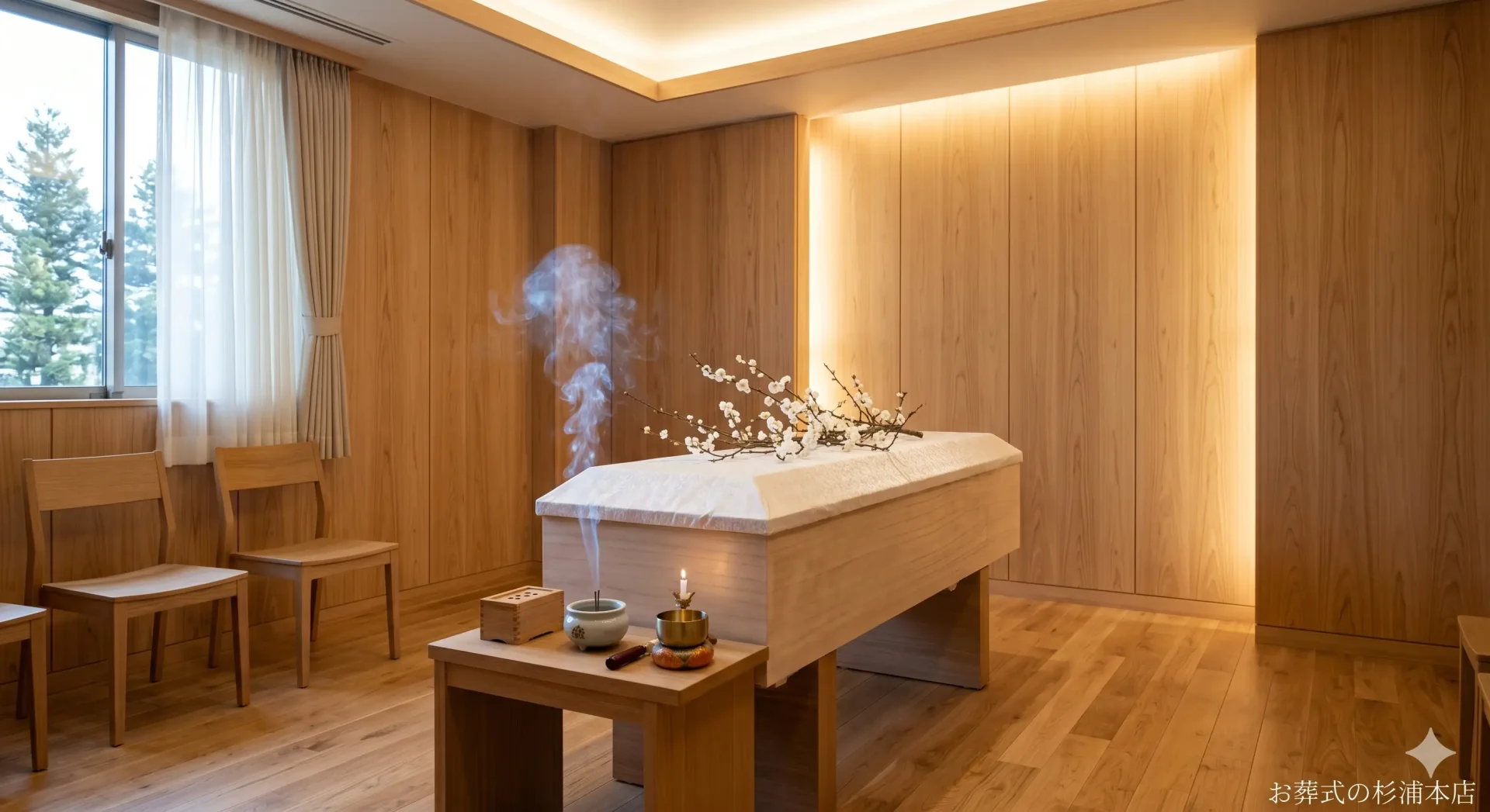 ありがとうホールあざみ野の清潔感ある霊安室のイメージ