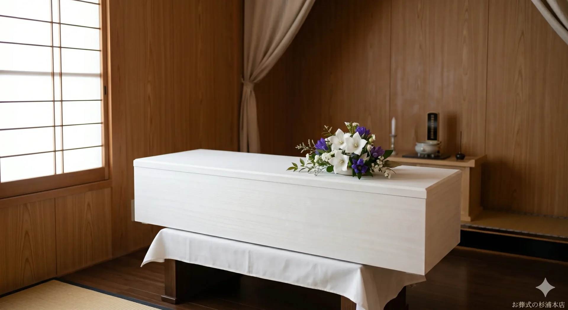 磯子区の直葬で家族がスタッフと打ち合わせをしているイメージ