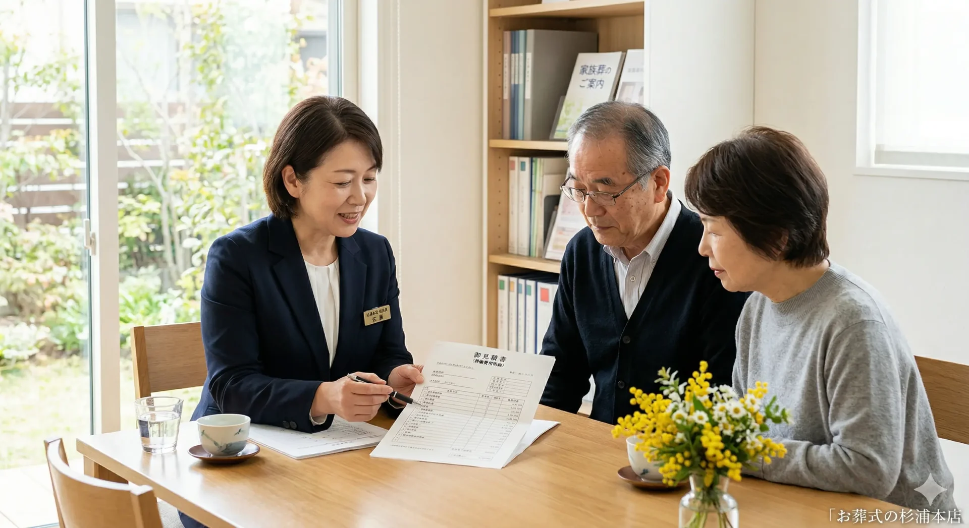 港南区の家族葬費用を説明するイメージ