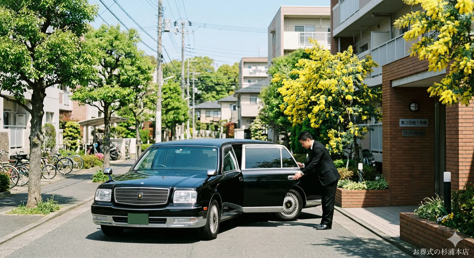 港南区での家族葬の流れを示すイメージ