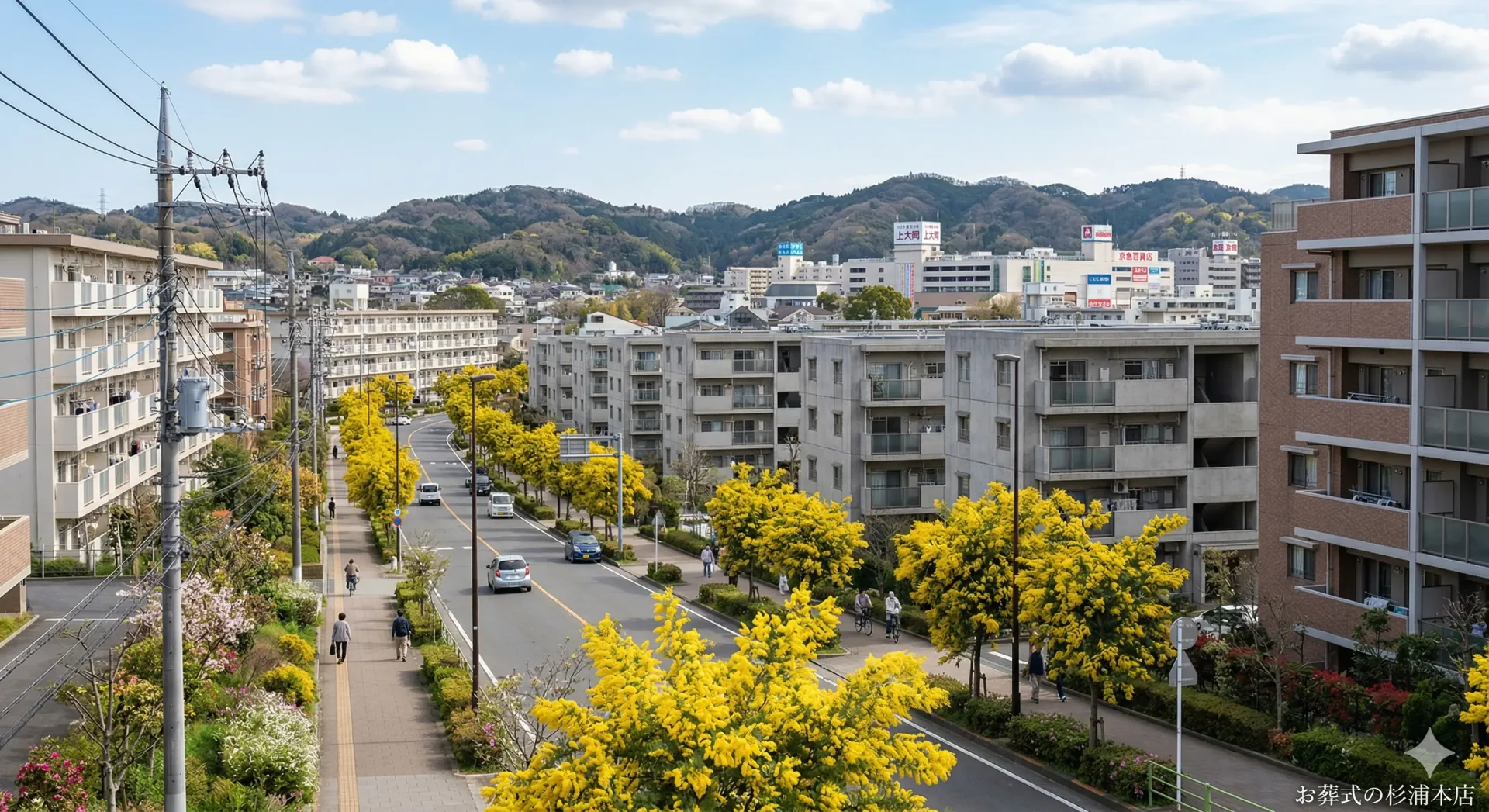 横浜市港南区の住宅街のイメージ