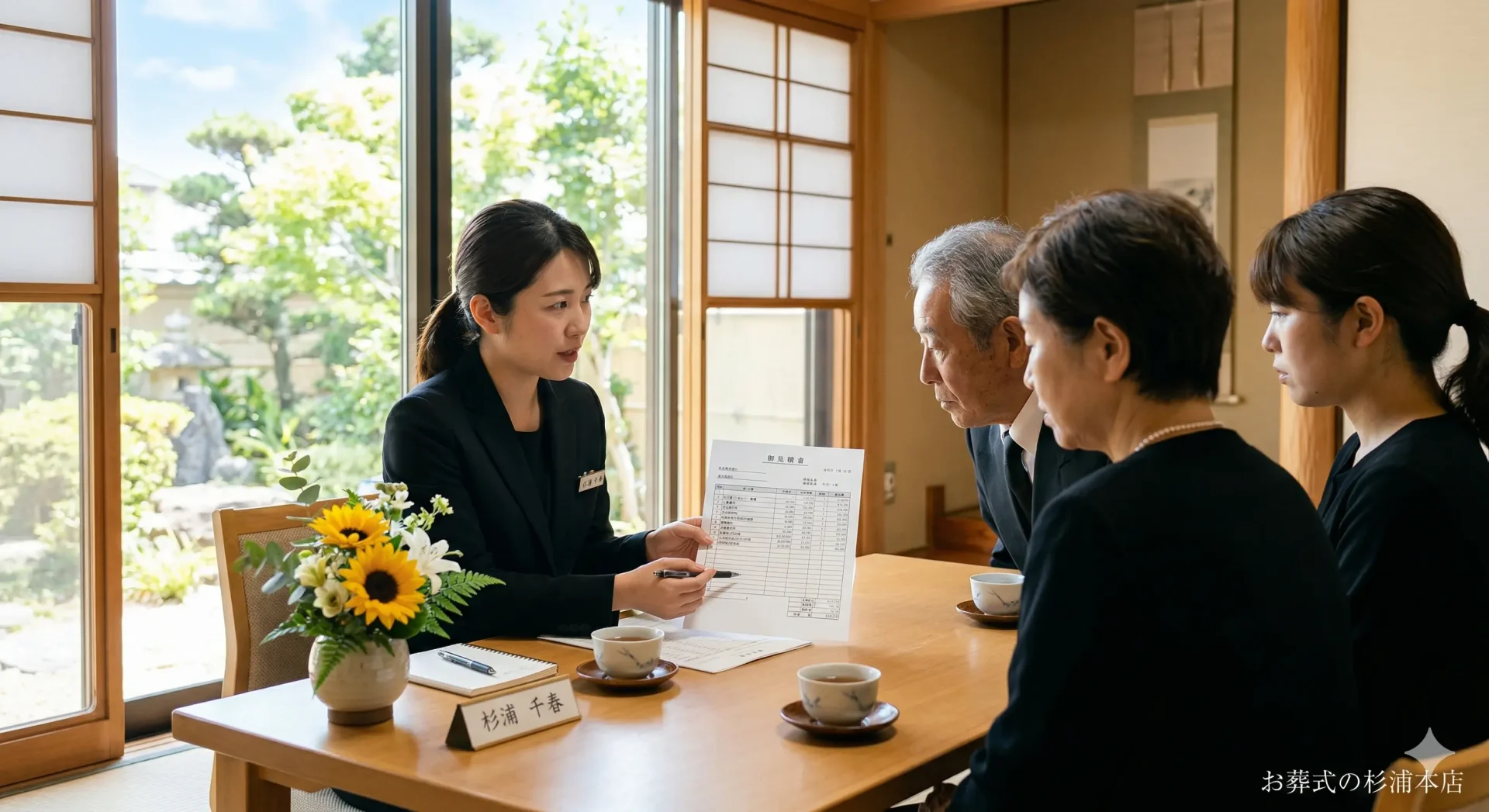南区の家族葬費用を説明するイメージ