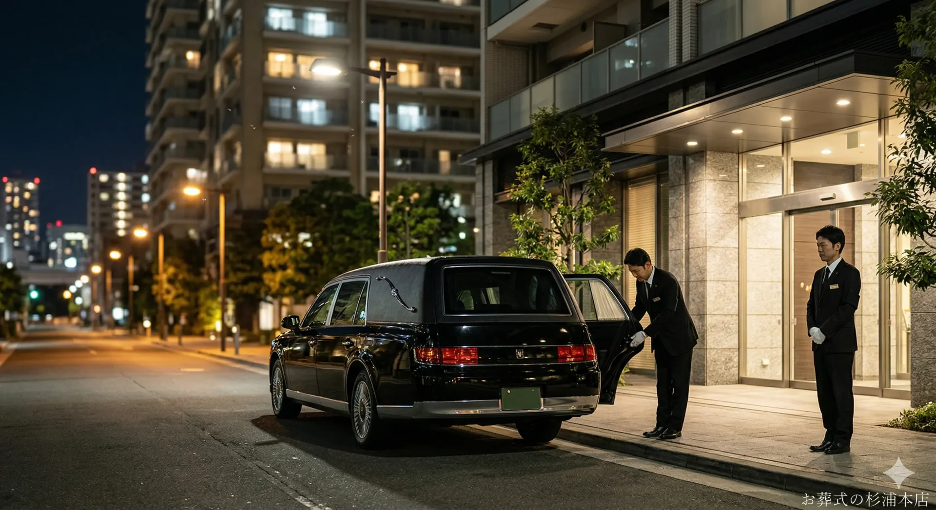 南区での家族葬の流れを示すイメージ