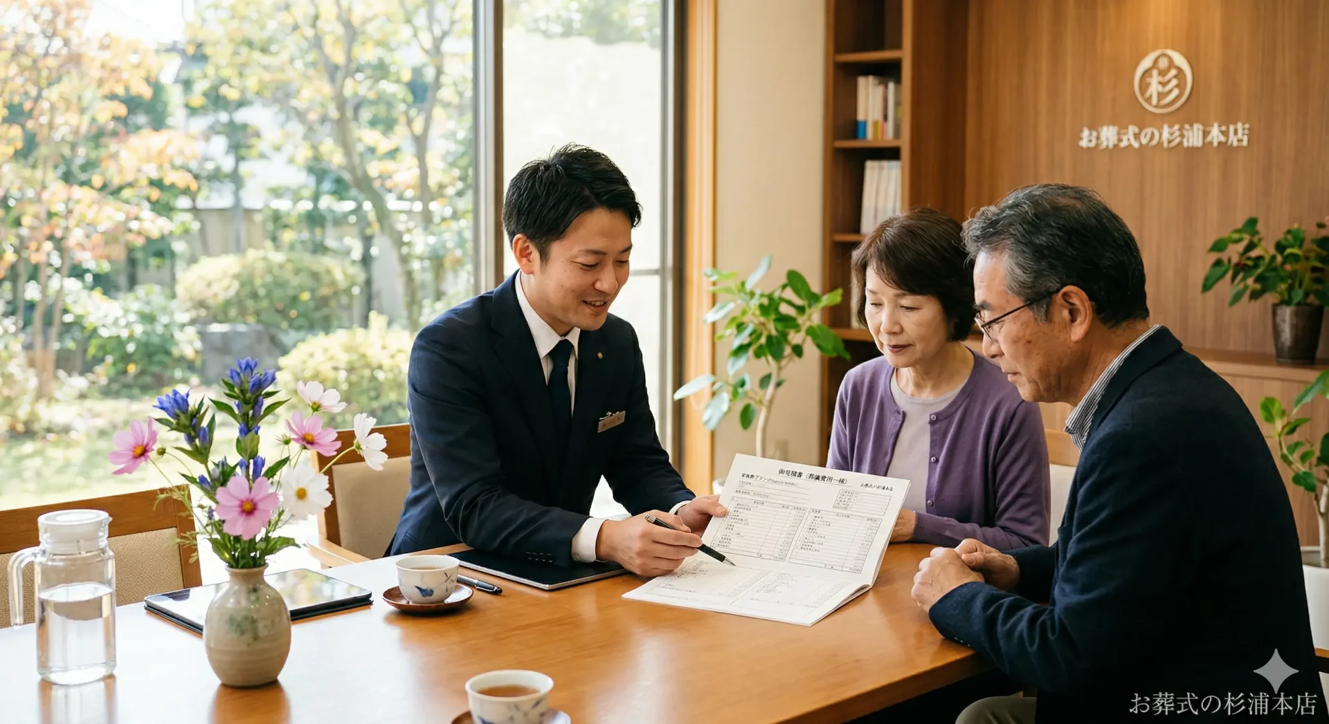 鶴見区の家族葬費用を説明するイメージ