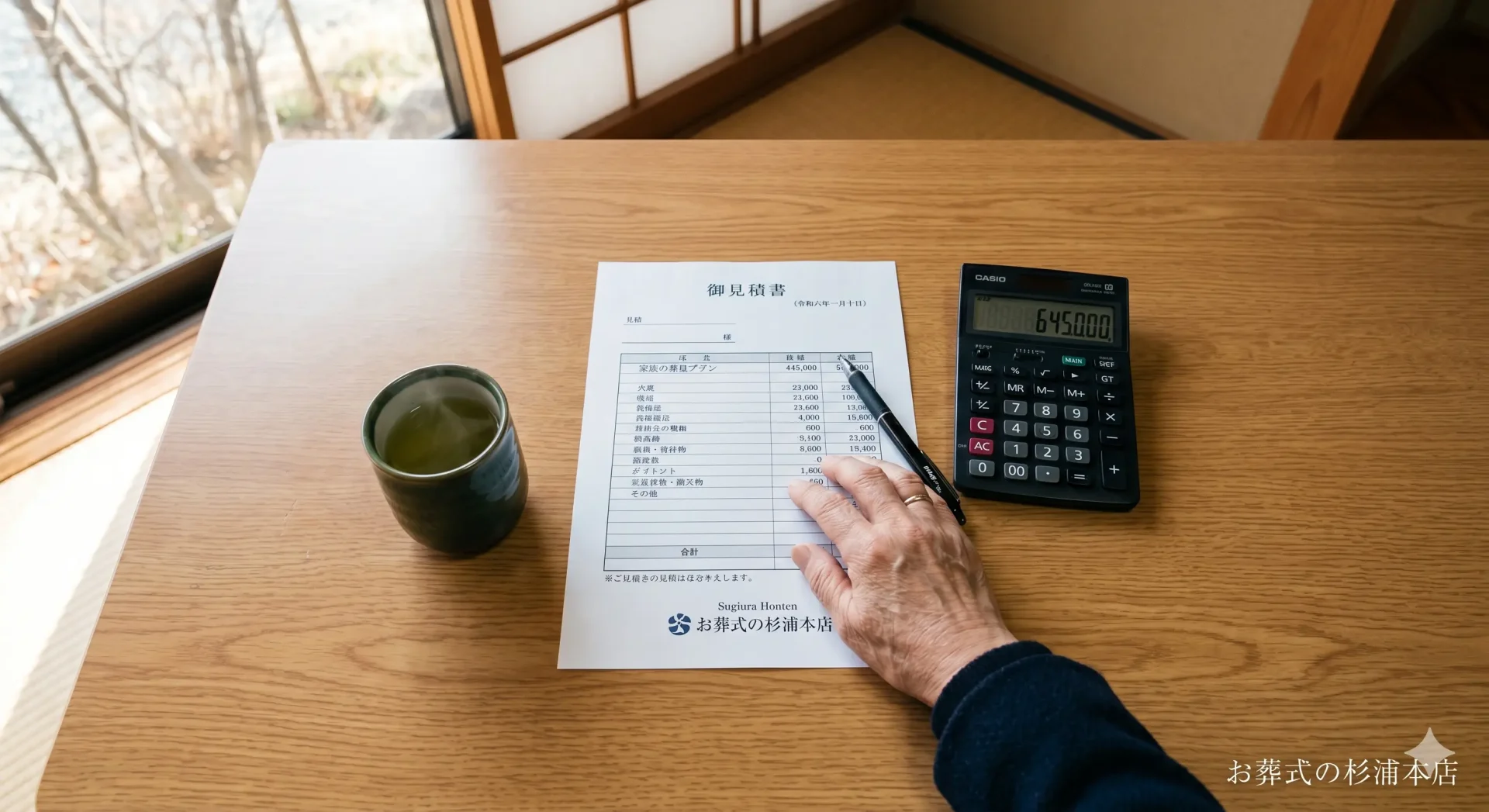 西区の直葬にかかる費用の内訳を説明するイメージ
