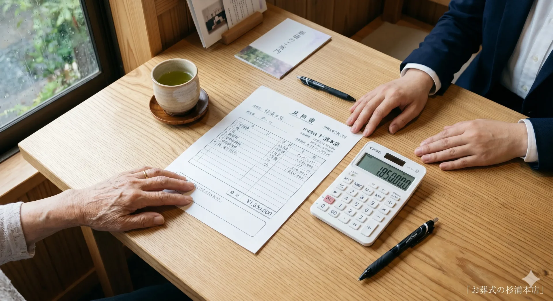 戸塚区の直葬にかかる費用の内訳を説明するイメージ