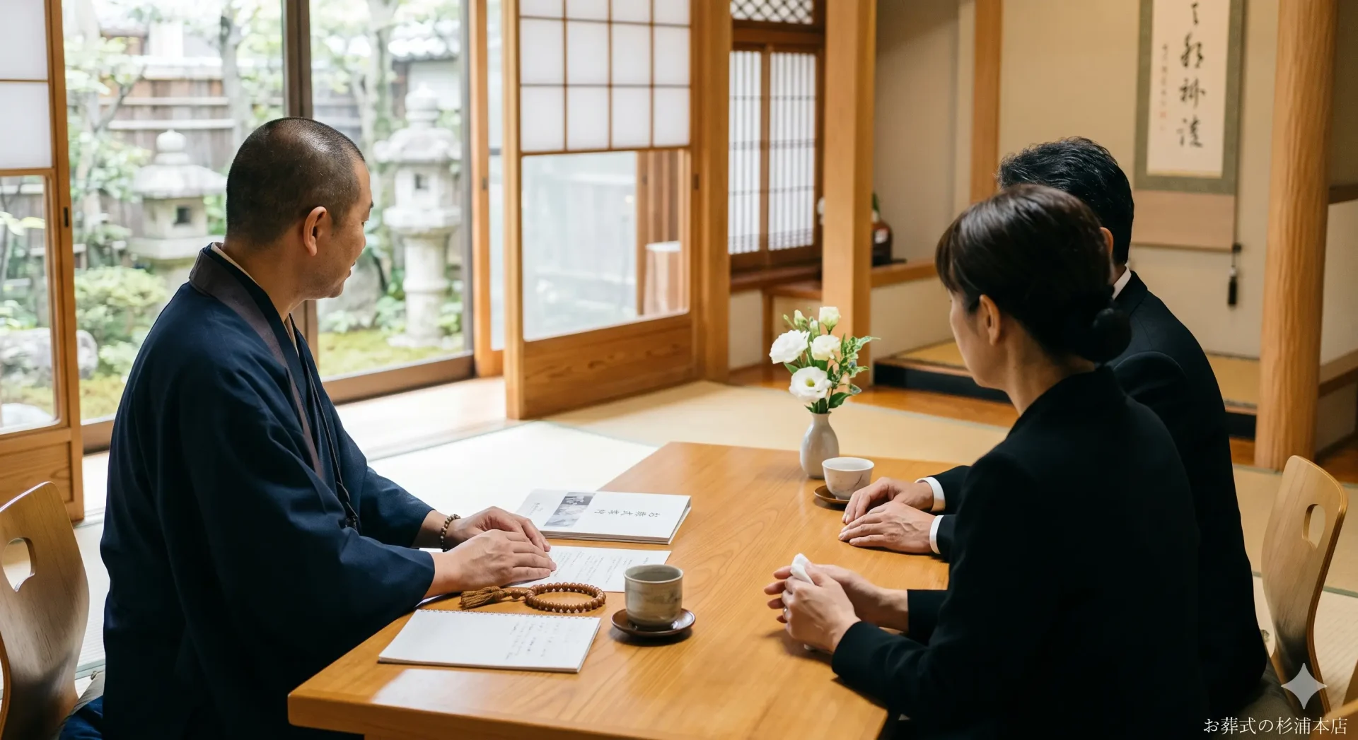 菩提寺への相談の大切さを表すイメージ