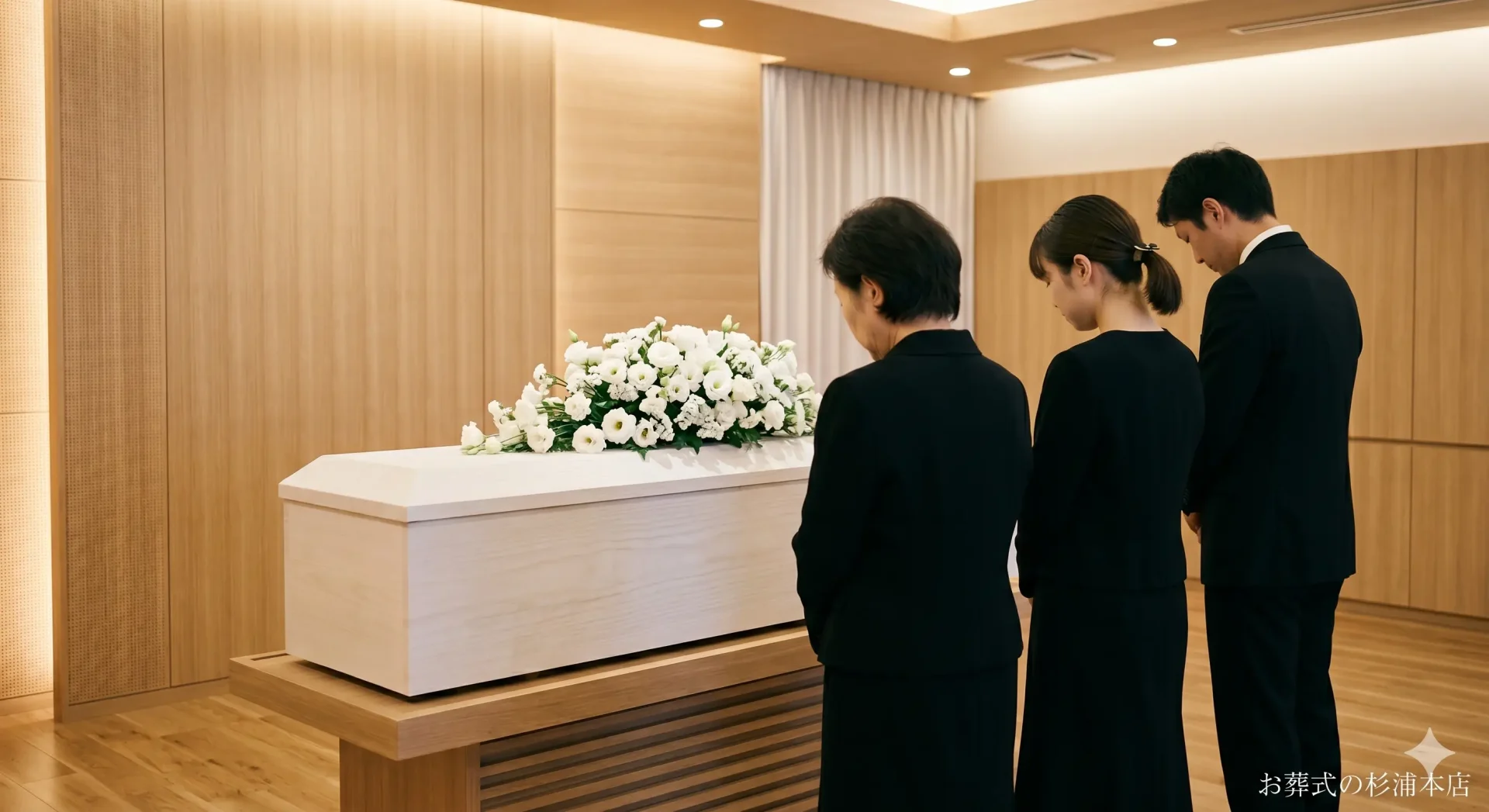 納得して直葬を選んだ家族の穏やかなお別れのイメージ
