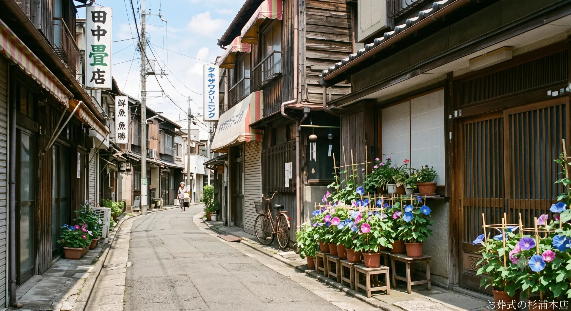 板橋区の下町の風景